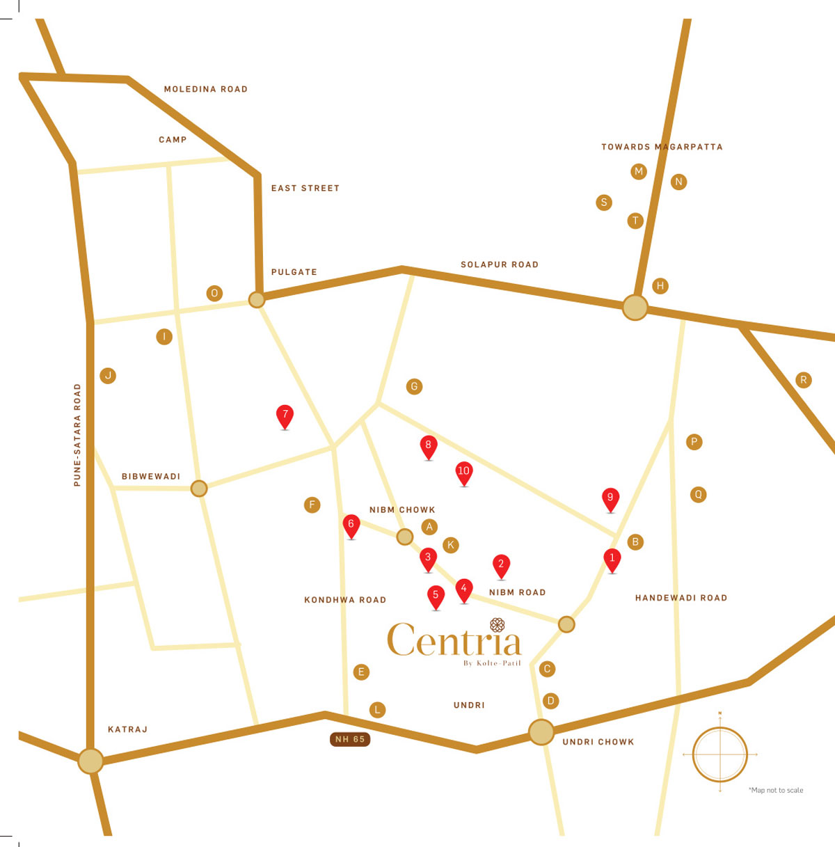 Kolte Patil Centria Location Map