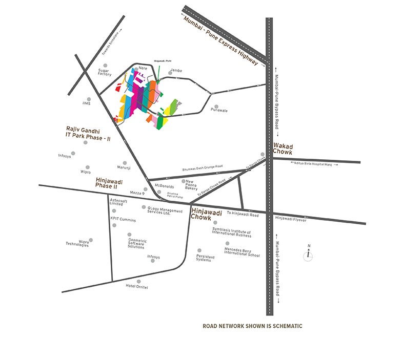 Kolte Patil Highmont Hinjewadi Location Map